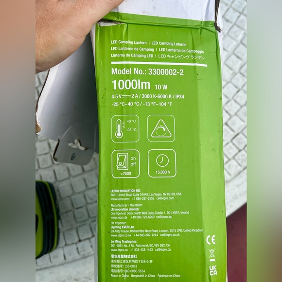 2 CAMPING LANTERNS. USED ONCE!  PERFECT CONDITION! - Picture 7 of 10